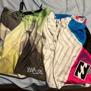 Rip curl and billabong 2 for 1 bathing suits